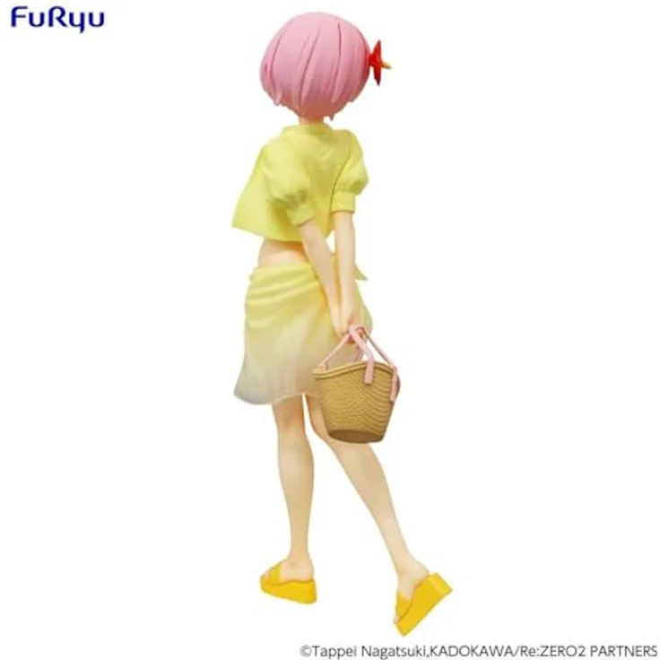 Furyu Re:Zero Starting Life In Another World SSS Figure Ram Summer Vacation, PVC Statue, 21 cm, detailreich – Bild 5