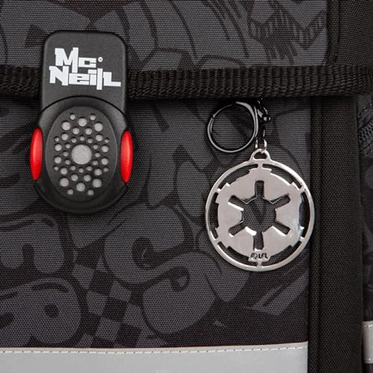 McNeill PERFECTO Schulranzen-Set 5-teilig, STAR WARS DARTH VADER, ergonomisch, ClickFlex-Rückensystem, Reflektoren, 22 l – Bild 6