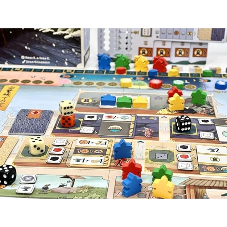 Devir White Castle Brettspiel, strategisches Spiel zur Machtkämpfen im Japan der Edo-Zeit, mehrfarbig – Bild 7