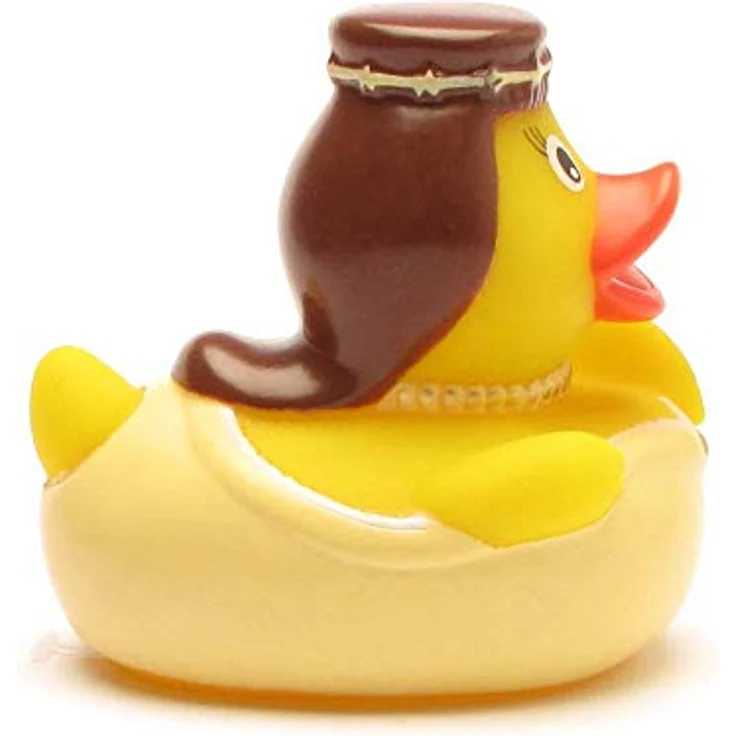 Duckshop Badeente Sissi, personalisierbar mit Wunschtext (max. 10 Zeichen), 8 cm Vinyl – Bild 4