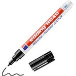 edding 8040 Wäschemarker - schwarz - 1 Stift - Rundspitze 1 mm - Textilstift waschmaschinenfest (95° C) zur Beschriftung von Kleidung - Textilmarker