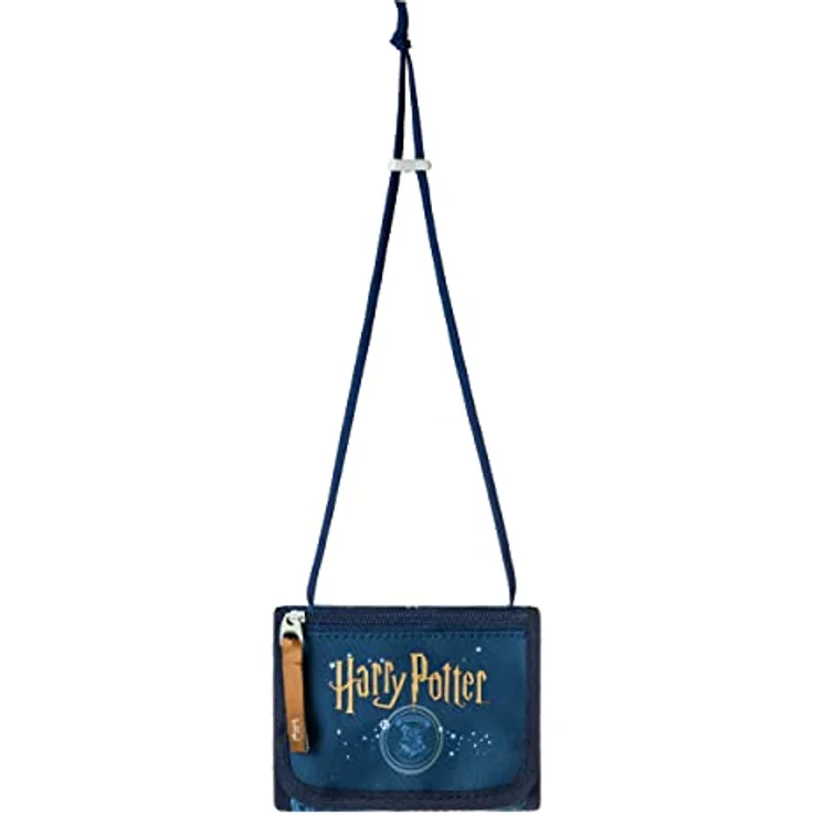 Baagl Brustbeutel Kinder, Mini Portemonnaie mit Münzfach, Harry Potter Hogwarts Design, 14,5 x 8,5 cm – Bild 2