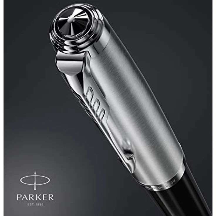 Parker Füller 51 C.C. F, Palladium, Schwarz, handmontiert, aus strapazierfähigem Edelharz – Bild 5