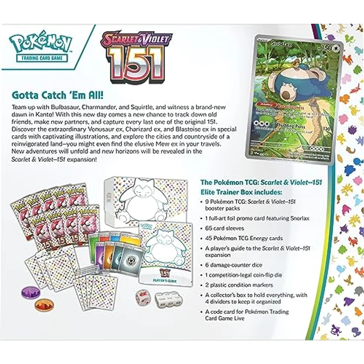 Pokémon TCG: Scarlet & Violet - 151 Elite Trainer Box - EN – Bild 4