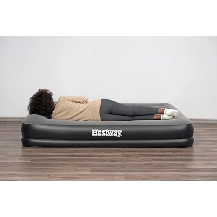 Bestway 671BU Tritech Luftmatratze, queensize mit integrierter USB-Pumpe und Kissen, robust und langlebig – Bild 8