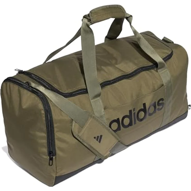 adidas Performance Sporttasche LINEAR DUFFEL M, Kinder-Sporttasche aus recycelten Materialien - Blau – Bild 3
