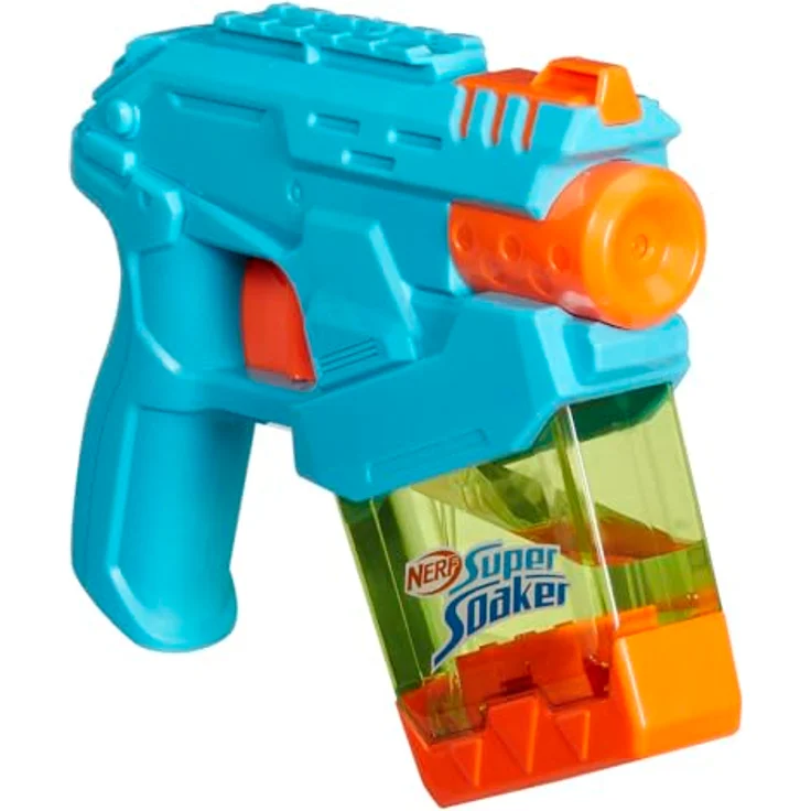 Super Soaker Nerf Mini Dunk-Fill Wasserblaster, transparenter Tank mit 100 ml Kapazität für sofortige Befüllung – Bild 5