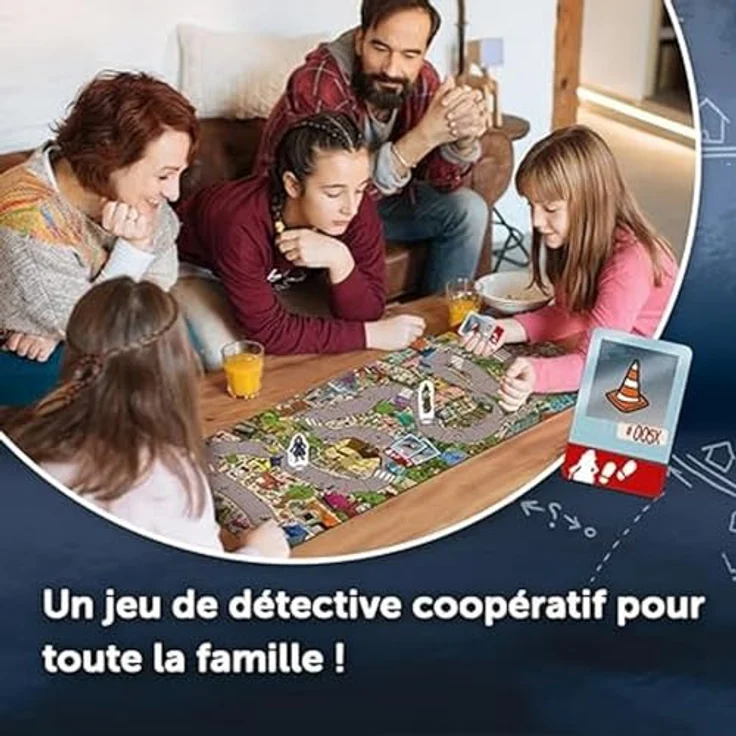 Trefl Spy Guy, Kooperatives Detektivspiel mit großer Beobachtungstafel (111 cm), Familienbrettspiel für Erwachsene und Kinder ab 5 Jahren – Bild 3