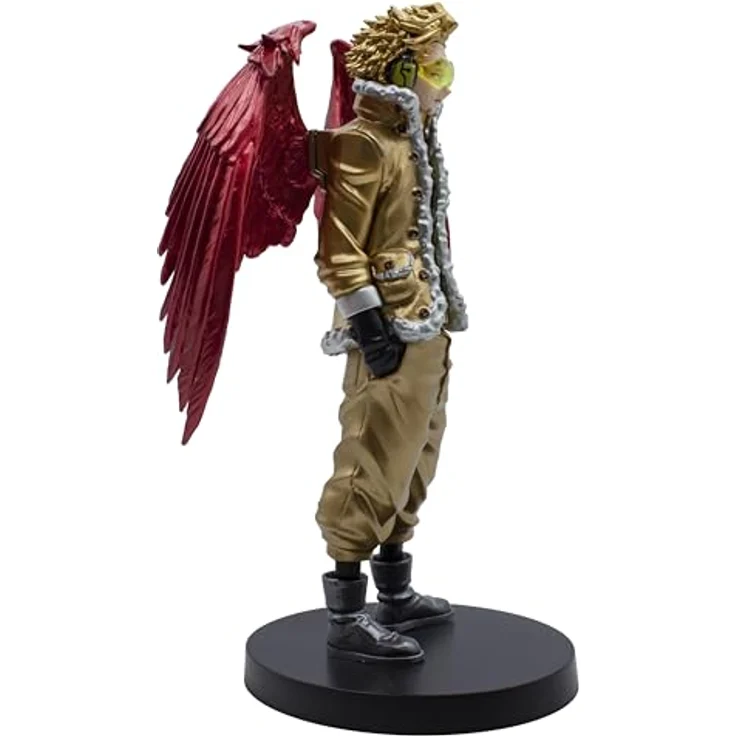 Banpresto My Hero Academia Age Of Heroes Hawks Figur, 17 cm große PVC-Statikfigur in limitierter Auflage, golden – Bild 5