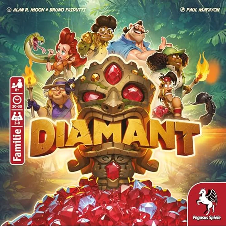 Pegasus Spiele 57260G Diamant, Familienspiel von hoher Qualität – Bild 2