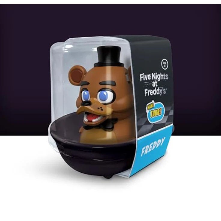 TUBBZ Mini: Five Nights at Freddy's - Freddy Fazbear Cosplaying Rubber Duck Vinyl Figure, Sammlerstück für Fans, 5 cm groß, ideal für Regale und Schreibtische, bunt – Bild 5
