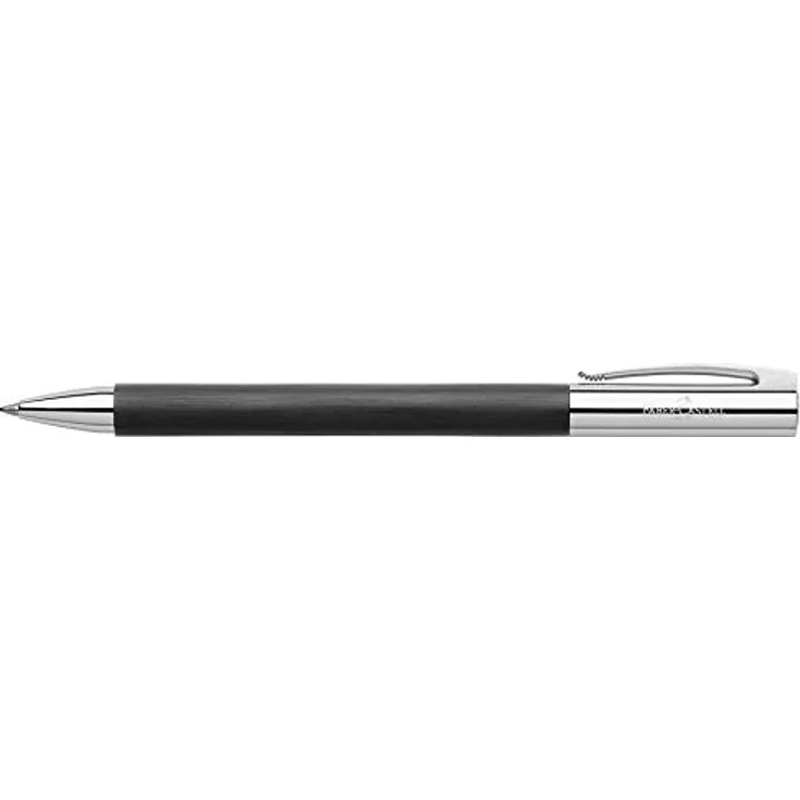 Faber-Castell Ambition Drehkugelschreiber, Schwarz Lack, elegantes Design und professionelle Funktionalität – Bild 4
