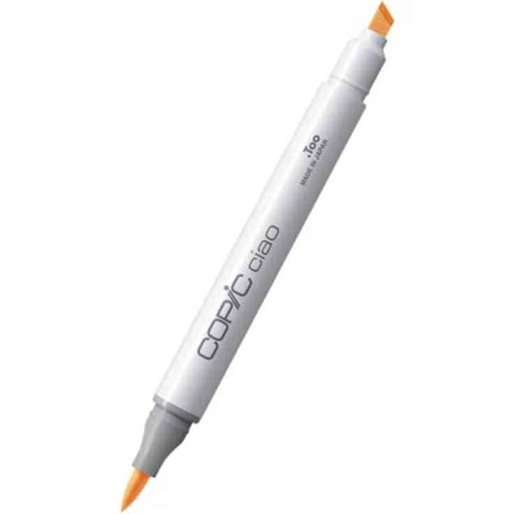COPIC® Ciao E00 Layoutmarker, beige, nachfüllbar, mit Pinsel- und Keilspitze, geruchsarm – Bild 1