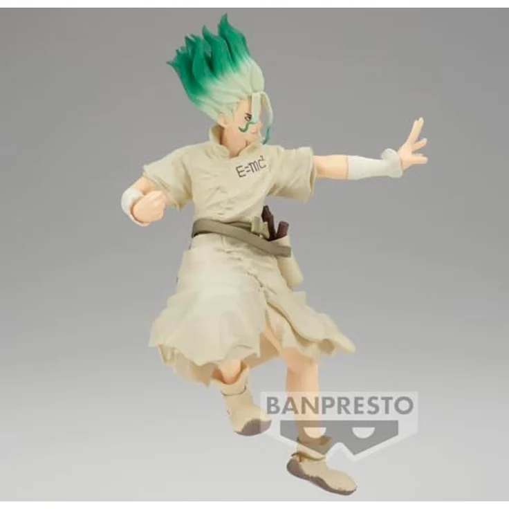 Banpresto Dr. Stone Figure of Stone World Senku Ishigami II, 15 cm detailgetreue Sammelfigur aus dem Manga Dr. Stone – Bild 4
