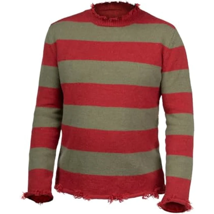 Maskworld Freddy - Nightmare Pullover Signature Edition, XXL aus hochwertigem Mischgewebe mit flauschigem Material und eingeschnittenen Bündchen für authentischen Horror-Look – Bild 1