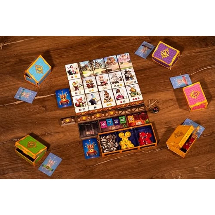 Repos Production FC-DE01 Spiel, Familienspiel Für die Krone mit hochwertigem Spielmaterial – Bild 4