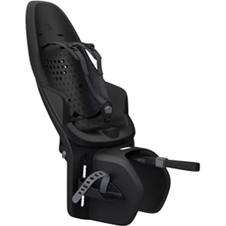 Thule Yepp 2 Maxi-Rack Mount, Kinderfahrrad Zubehör mit robuster Konstruktion und wasserabweisendem Material, schwarz – Bild 1
