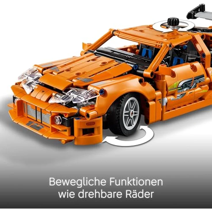 LEGO Technic Fast and Furious Toyota Supra MK4 - Spielzeug Auto - Mit 6-Zylinder-Motor & aufklappbaren Türen - Modell Set für Jungen und Mädchen ab 9 Jahren - Geschenkidee zum Geburtstag 42204 – Bild 3