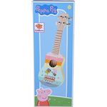 Eichhorn - Peppa Pig Holz Ukulele 43cm lang, fördert die auditive Wahrnehmung, 4 Nylonsaiten, stimmbar, aus Kiefernholz, Birkensperrholz, ab 3 Jahren