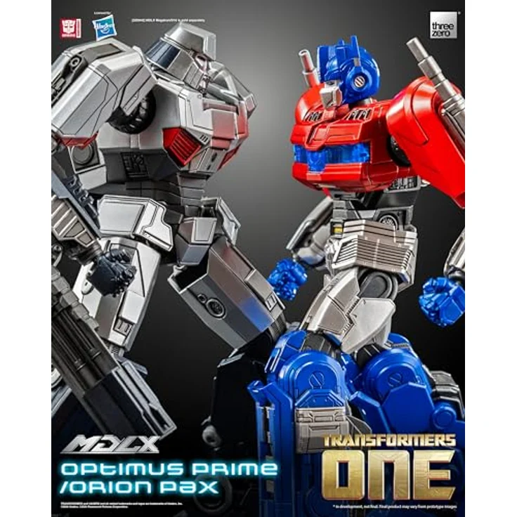 threezero Transformers One: Optimus Prime Orion Pax MDLX Actionfigur, ca. 16,1 cm hoch, 46 Gelenkpunkte, mit Energon-Axt und austauschbaren Köpfen – Bild 2