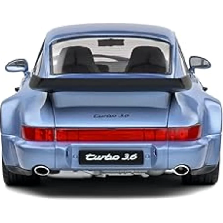 Solido 1:18 Porsche 911 (964) Turbo 1990, Die-cast Modellfahrzeug in blau im Fensterkarton – Bild 4