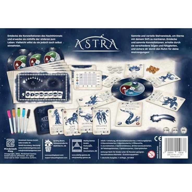 Skellig Games SKE48201 Astra, Brettspiel für die ganze Familie – Bild 3