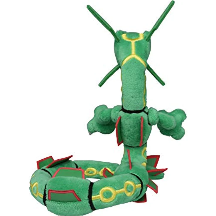 The Pokemon Company Pokemon Center Original - Pokemon fit - Rayquaza, Plüschfigur mit Mikroperlenfüllung, 15 cm hoch, Teil der Sitting Cuties Kollektion – Bild 3