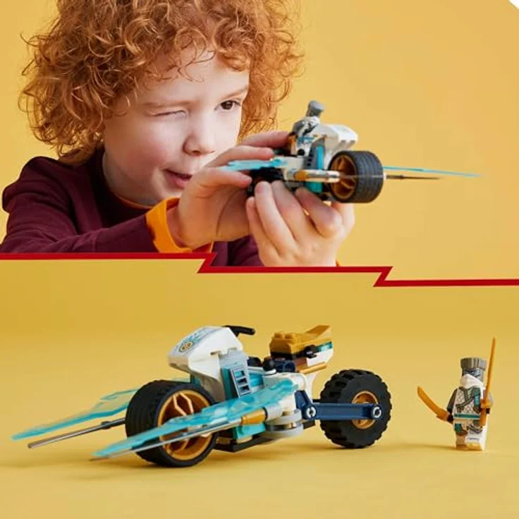 LEGO® Konstruktionsspielsteine Zanes Eismotorrad (71816), LEGO Ninjago, (84 St), Made in Europe – Bild 8