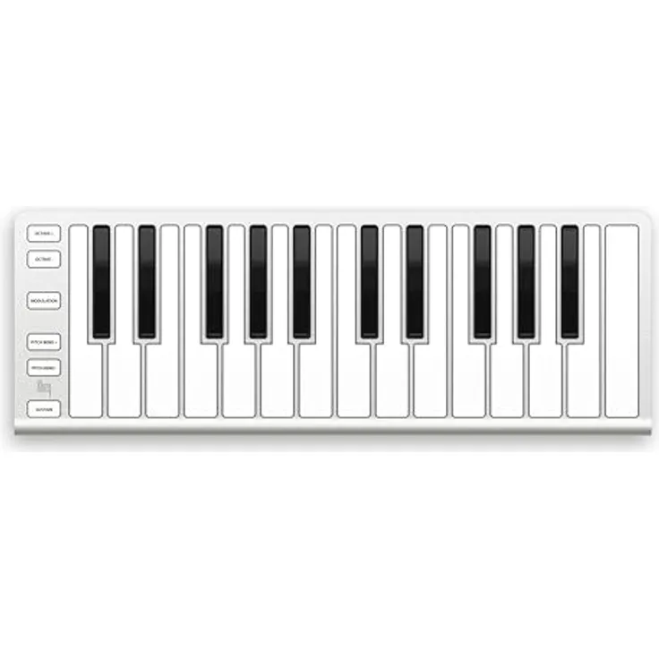 ESI Xkey 25 | Ultraflaches USB MIDI-Keyboard mit 25 Tasten, Aluminium Gehäuse