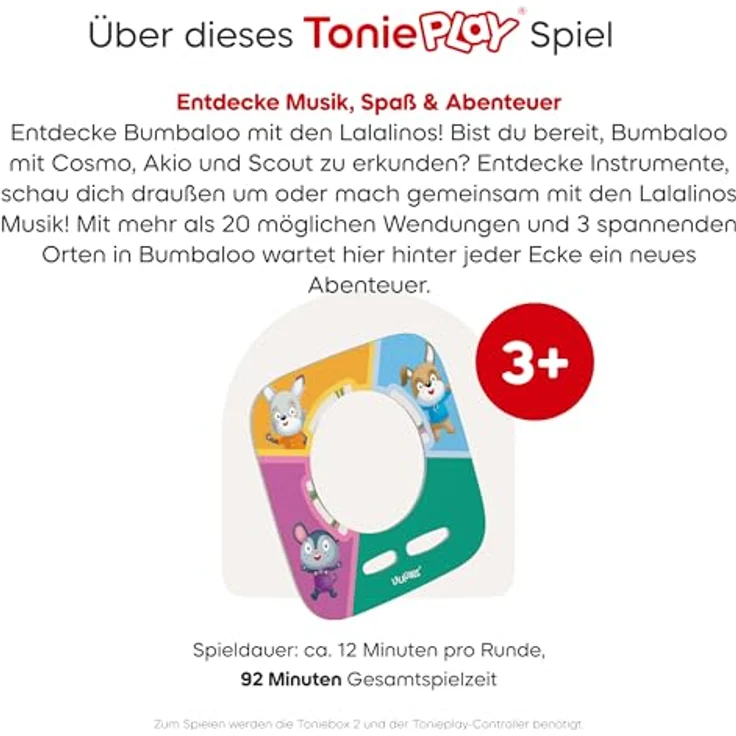tonies Hörspiel Lalalinos: Dein Tag in Bumbaloo, interaktives Tonieplay Game mit über 20 Wendungen und 3 Orten – Bild 7