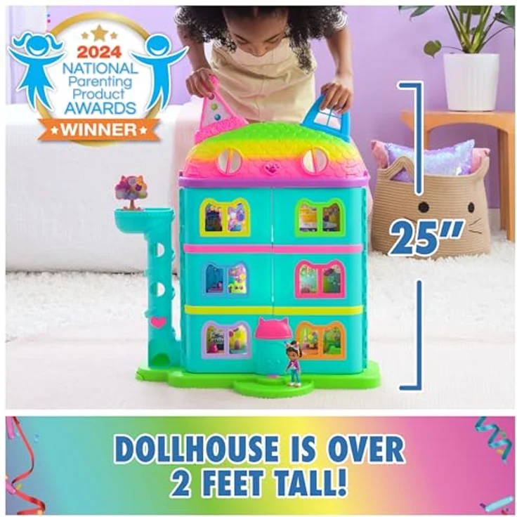 Spin Master Spielwelt Gabby's Dollhouse – Gabby's Purrfect Puppenhaus (Celebration) – Bild 6