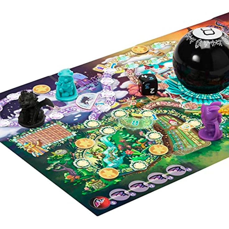 Mattel Games Magic 8 Ball Epopée Magique (Französische Version), Kooperationsspiel für die ganze Familie, Ab 7 Jahren – Bild 5