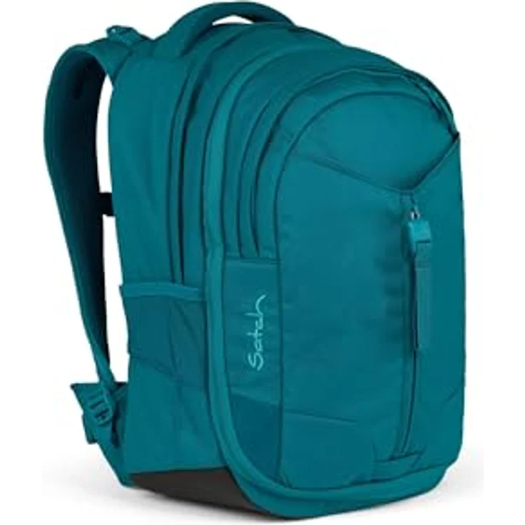 Satch Satch Match Deep Petrol, Schulrucksack mit 5 Litern Volumen-Erweiterung, ergonomisch, wasser- und schmutzabweisend, für Körpergrößen von 1,40 bis 1,80 m – Bild 4