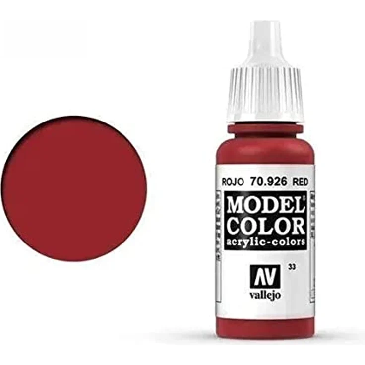 Vallejo VJ70911 911 Modellfarbe Acrylfarbe, 17 ml Flasche mit Pipette, ungiftig, hellorange – Bild 2