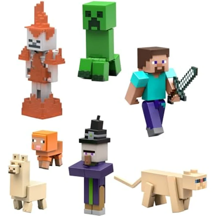 Mattel Minecraft - Biome Builders - 8.25 cm Actionfigur mit beweglichen Gelenken und Zubehör, verschiedene Designs erhältlich – Bild 5