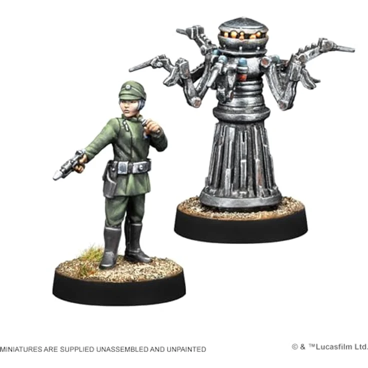 Chaosium Inc. Star Wars Legion Imperial Specialists, Miniaturen Spiel Erweiterung mit 4 Miniaturen und Kommando- sowie Aufwertungskarten, EN Version – Bild 3