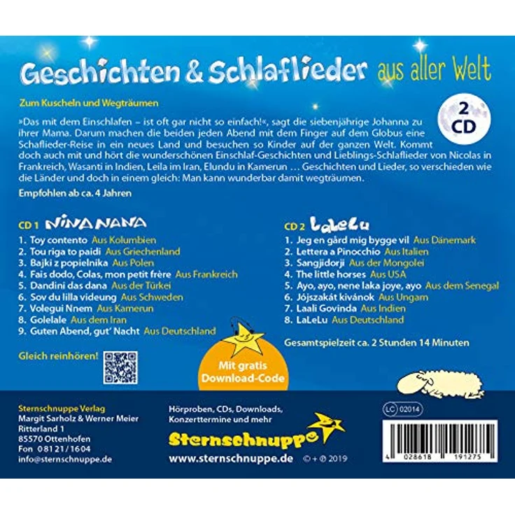 OTTO Hörspiel Geschichten & Schlaflieder aus aller Welt, wunderschöne Einschlaf-Geschichten und Lieblings-Schlaflieder – Bild 2