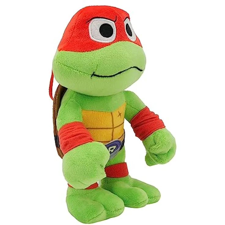 Mattel TEENAGE MUTANT Ninja Turtles Mutant Mayhem - 20 cm Raphael Plüschfigur zum Kuscheln und Spielen, tolles Geschenk für TMNT-Fans ab 3 Jahren, HRC79 – Bild 3