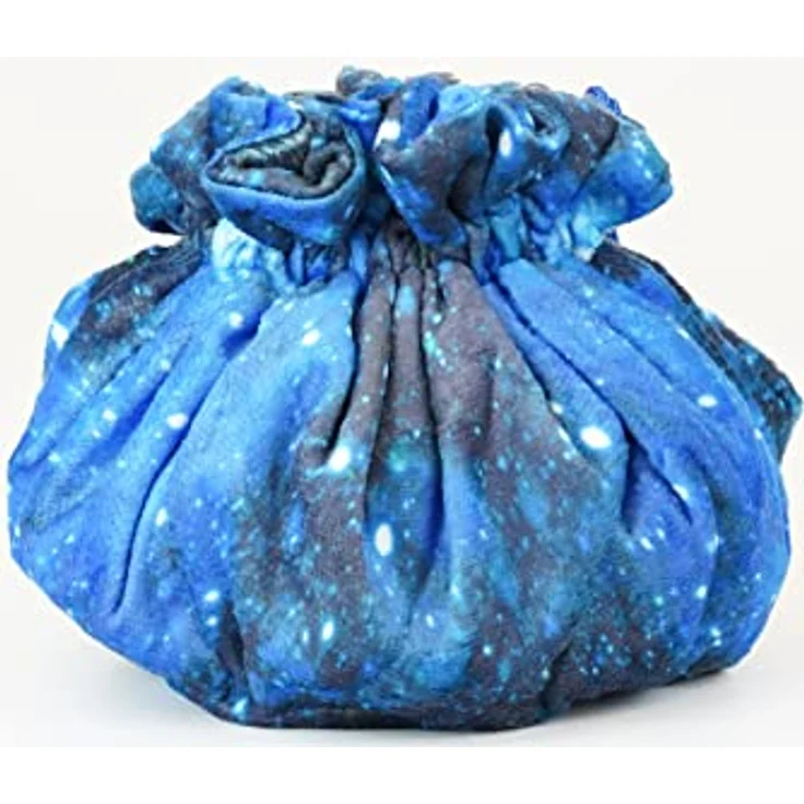 FanRoll Würfelbeutel mit Fächern, Velvet Galaxy, für über 150 Würfel, Größe 25 x 25 x 2 cm – Bild 3