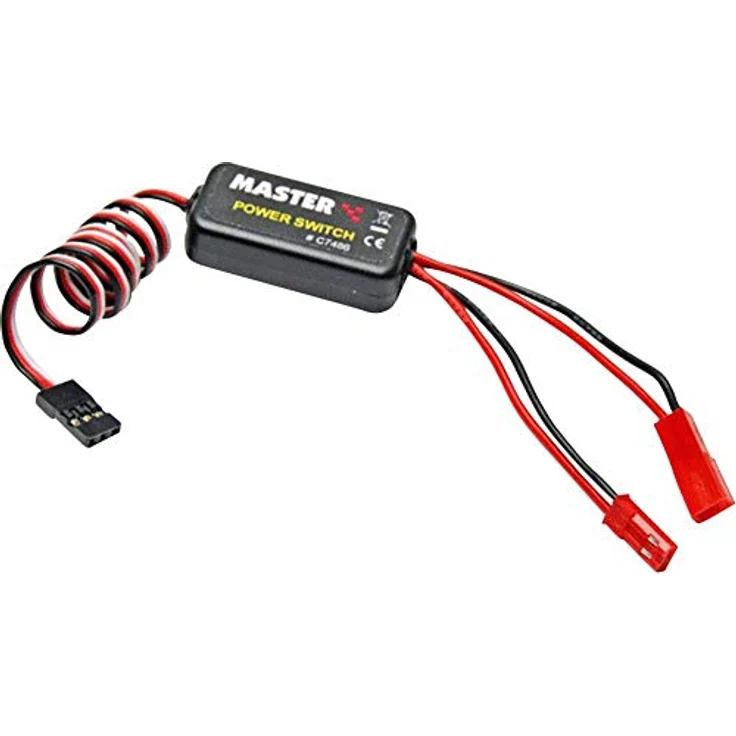 Master Powerschalter, Transistor mit Fernbedienung, EIN-AUS, belastbar bis 7A, schwarz – Bild 1
