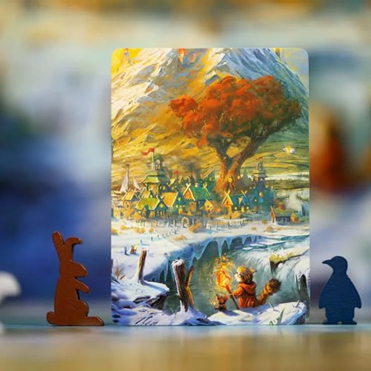 Tabletop Tycoon Everdell Silverfrost Essentials Edition, eigenständiges Brettspiel mit atemberaubender Kunst und Erkundungselementen – Bild 7
