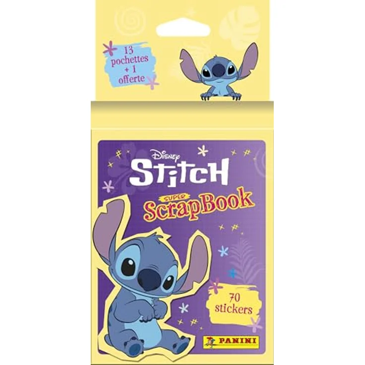 Panini Stitch 2, Blisterpackung mit 13 Beuteln + 1 gratis, Stickeralbum mit 70 Aufklebern, mehrfarbig – Bild 2