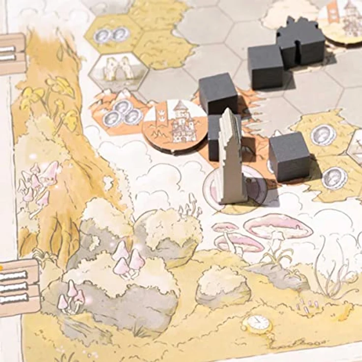 Skellig Games SKE48018 Die Gilde der Fahrenden Händler Erwachsenenspiele|Brettspiele, Mehrfarbig - Handelsnetzwerk Aufbau und zahlreiche Aufgaben im Solomodus – Bild 5