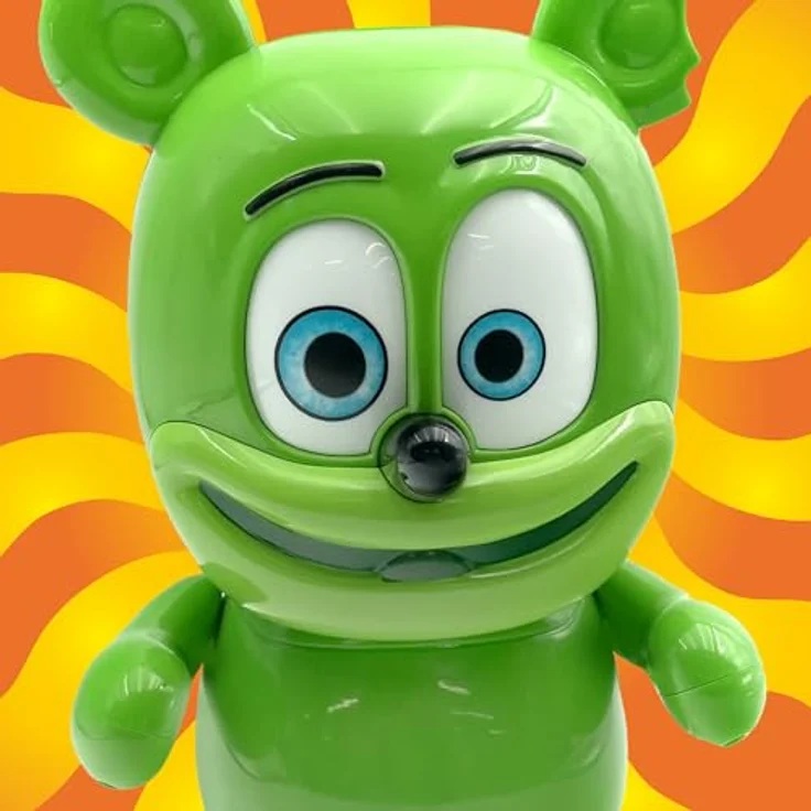 Famosa Gummy Bear - Dancing Robo Gummy Bear, Spielzeugfigur 22,5 cm, singt und tanzt zum klassischen Lied, ideal für Kinder ab 5 Jahren (GUY01000) – Bild 5