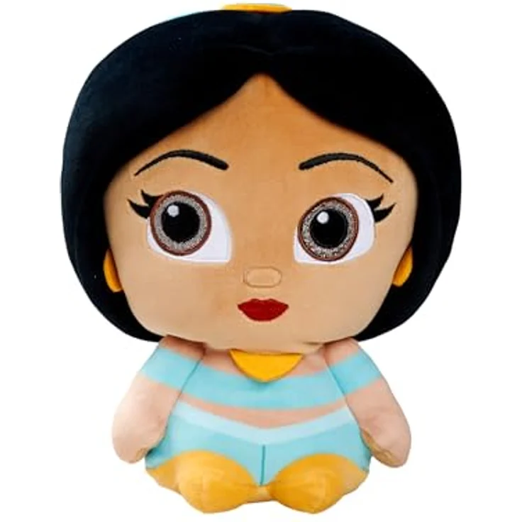 Simba Disney Doorables Jasmin, 25 cm Plüschfigur für Kinder ab den ersten Lebensmonaten, kuschelig weich mit Glitzer-Elementen – Bild 1