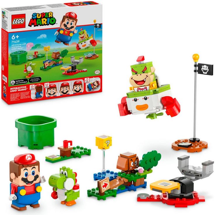 LEGO® Konstruktionsspielsteine Abenteuer mit dem interaktiven LEGO® Mario™ (71439), LEGO Super Mario, (218 St), Made in Europe