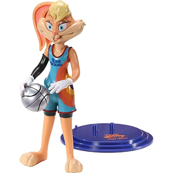 The Noble Collection The Noble Collection Space Jam 2 - Lola Bendyfig, flexible Sammelfigur, 19 cm hoch, offiziell lizenziert – Bild 2
