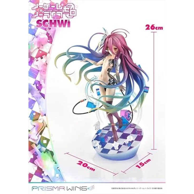 Prime 1 Studio No Game No Life PVC Figur 1/7 Prisma Wing Schwi, 26 cm Sammlerstück – Bild 3