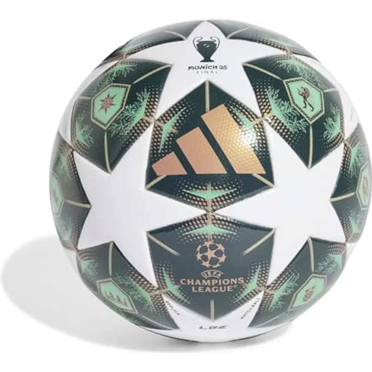 adidas UCL League Fußball 2024 2025 Weiß/Grün Größe 4 - TSBE-Technologie für präzise Kontrolle und magische UCL-Momente – Bild 2