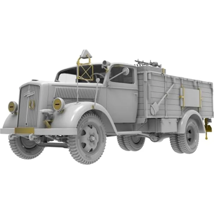 Mini Art Miniart 1:35 - German 3T Truck 3,6-36S Radkasten Normal Type, detaillierter Modellbausatz mit Truppenbänken für Wehrmacht-Transporter – Bild 1